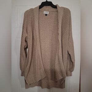 Women's Beige Sweater Cardigan
